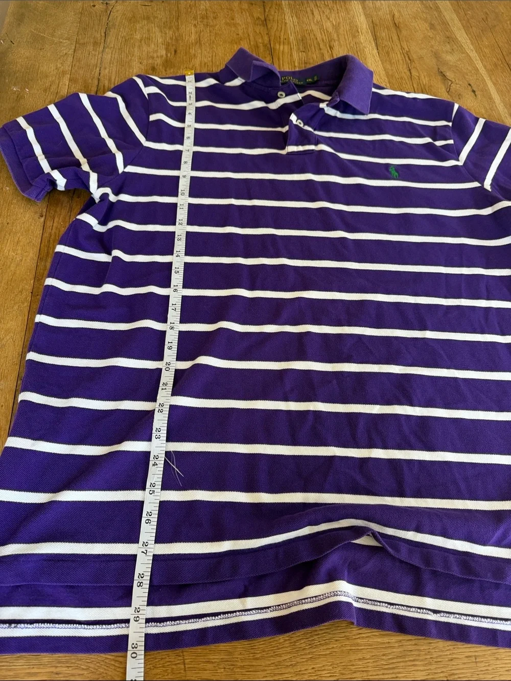 Polo Ralph Lauren Purple‎ Stripe Polo L